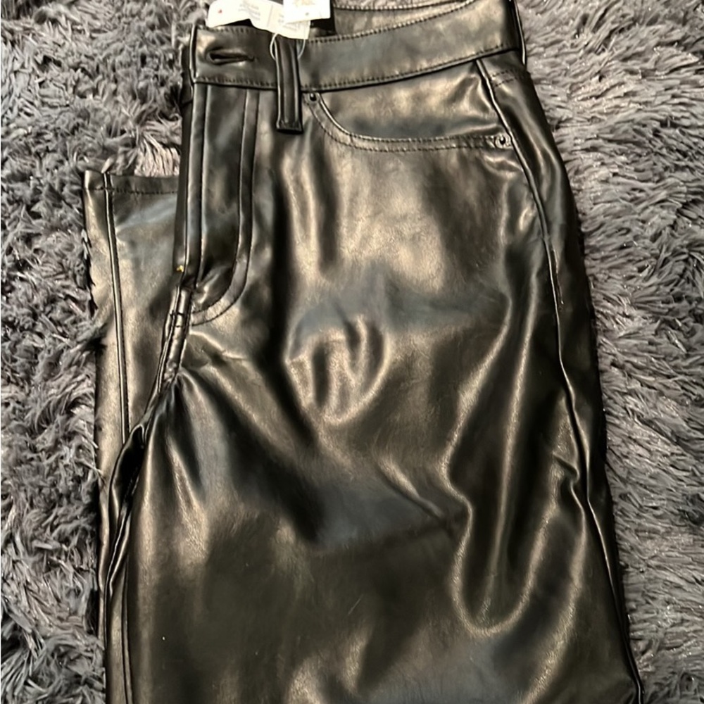 Old navy faux leather pants